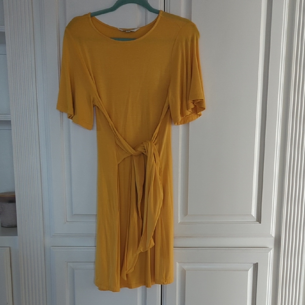 Women's Buttercup Yellow Cotton Dress